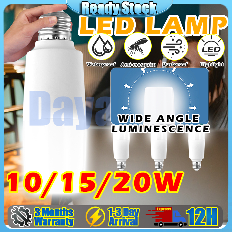 E27 PLC 10W 15W 20W 25W LED Stick Bulb Light LED Ceiling Light Energy Saving Mentol Lampu Meja Siling Down Light 燈泡 灯泡