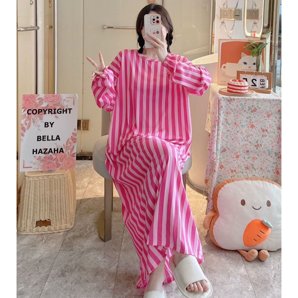 KAFTAN DRESS [Bella Hazaha] LENGAN PANJANG