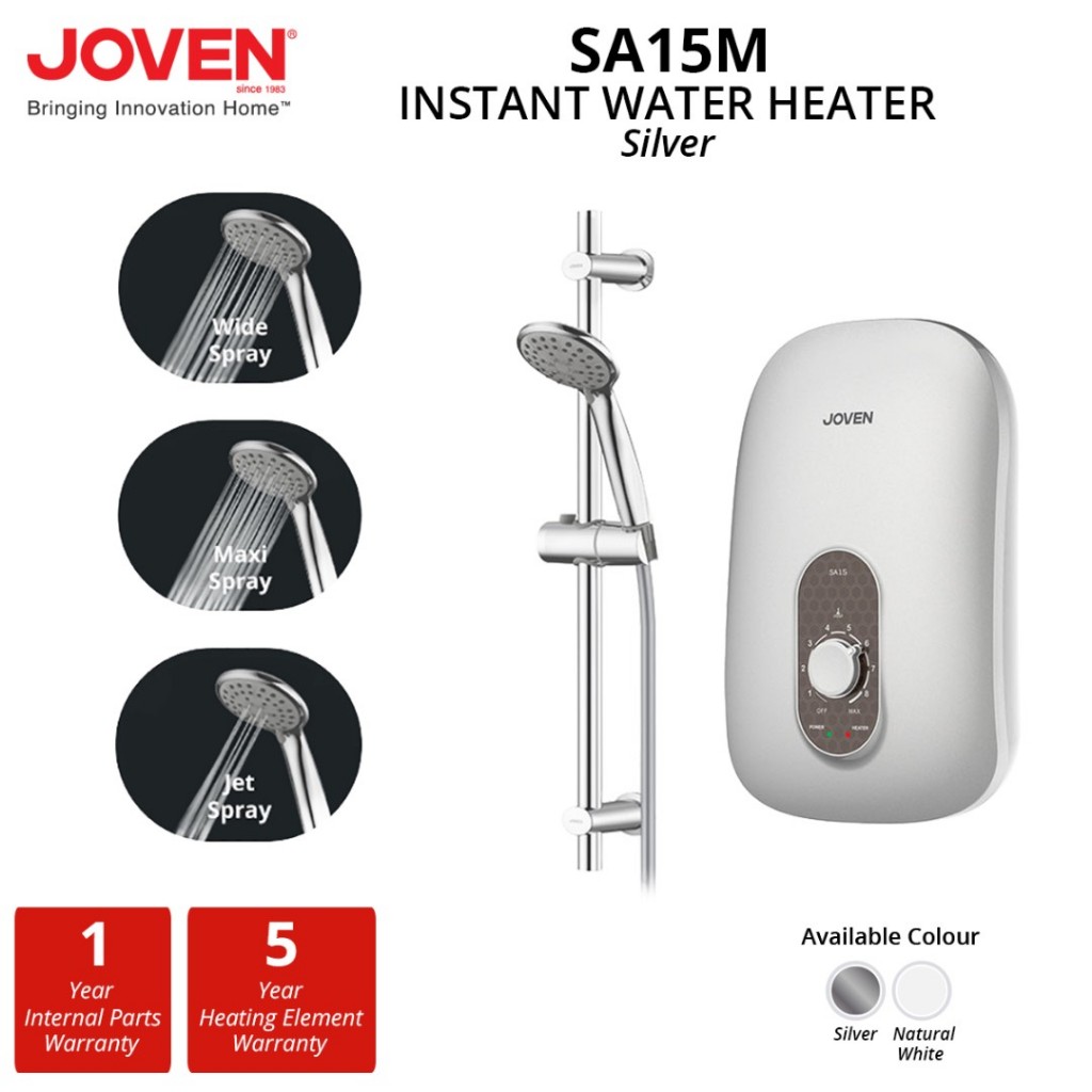 JOVEN Water Heater SA15M - No Pump