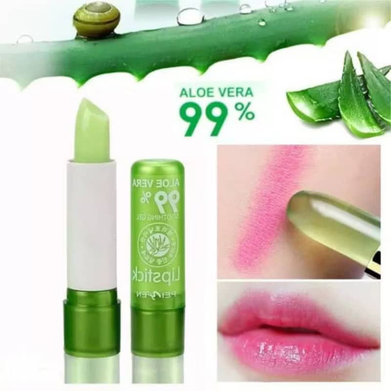 Lipstick Aloe Vera Lip Balm Matte magic Natural pelembap Bibir