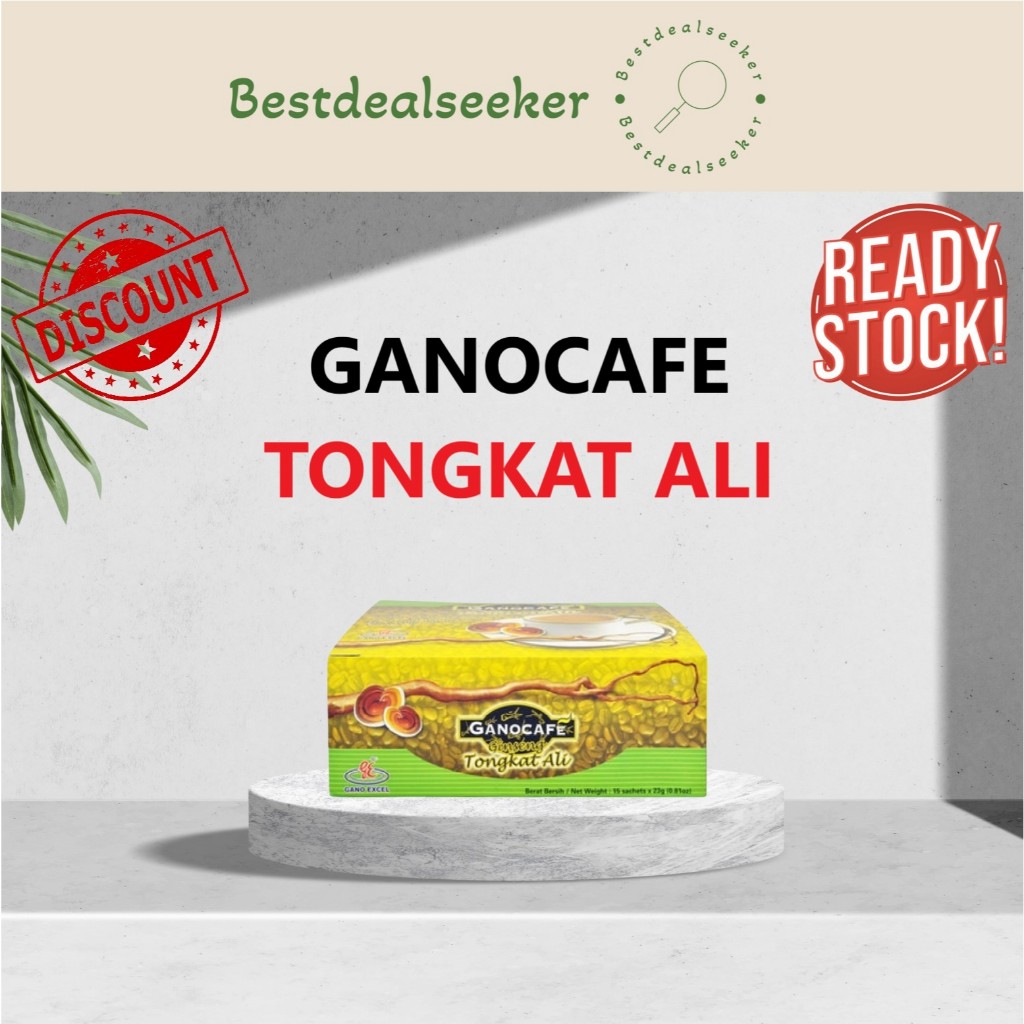 [ WHOLESALE PRICE ] GANO EXCEL GANOCAFE GINSENG TONGKAT ALI WITH GANODERMA 15 Sachets Each Exp: Mar 2028