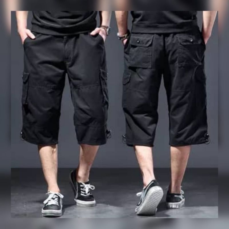 High Quality Six Pocket 3/4 Short summer pant Lelaki 3 Quarter Short Pant