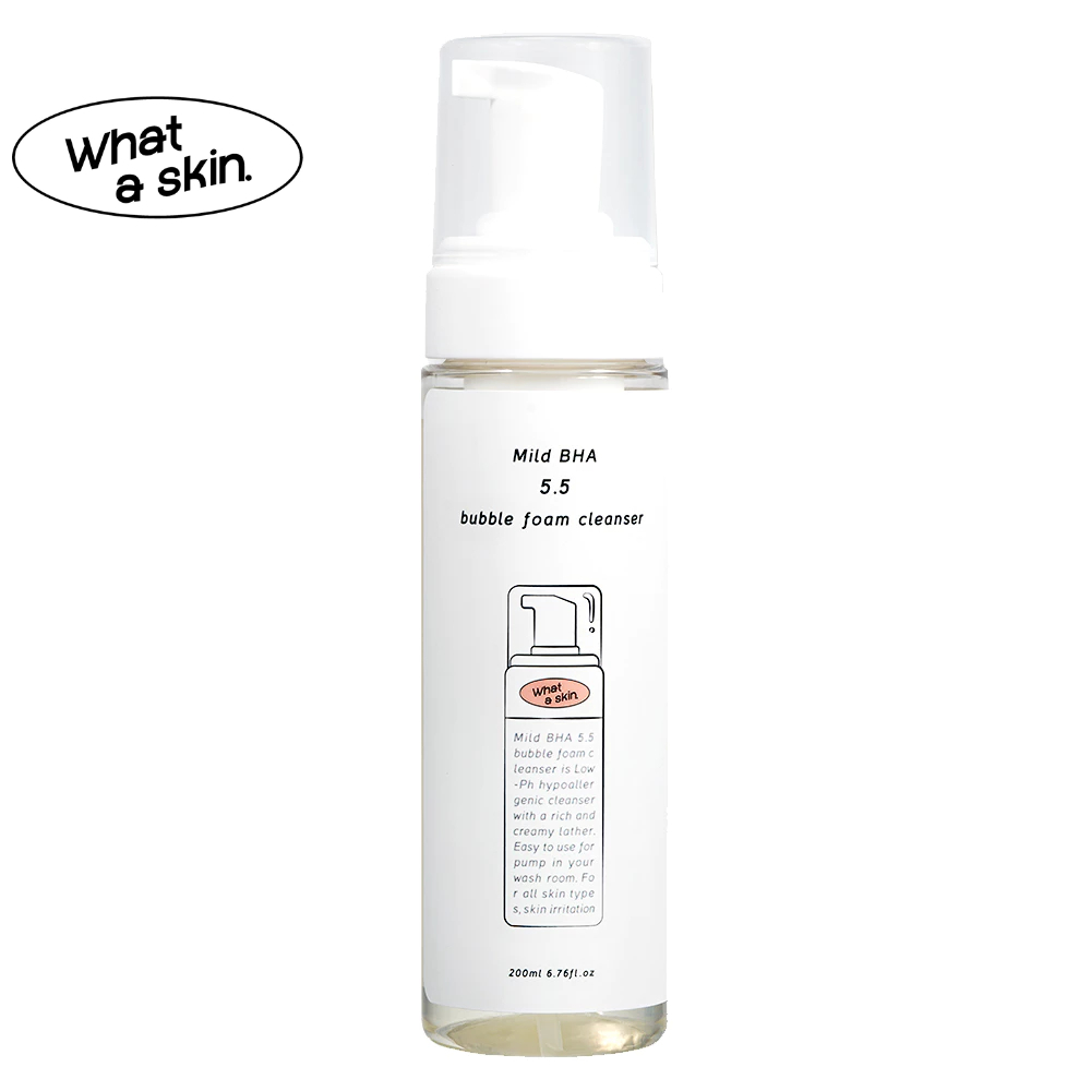 Whataskin Bubble Foam Cleanser (200ml)