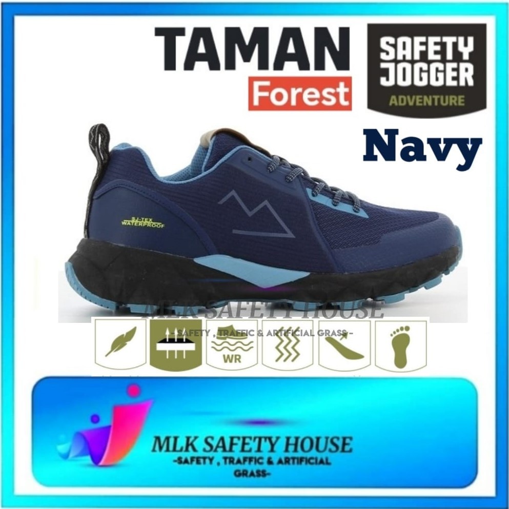 Safety Jogger Adventure TAMAN Sport & Hiking Shoe Unisex (Low - Cut) Water Proof {NAVY}