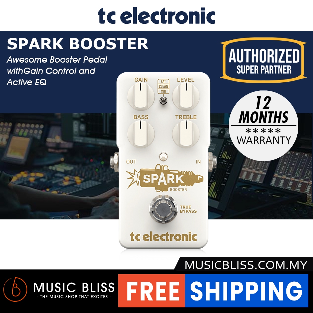 TC Electronic Spark Booster Guitar Effects Pedal