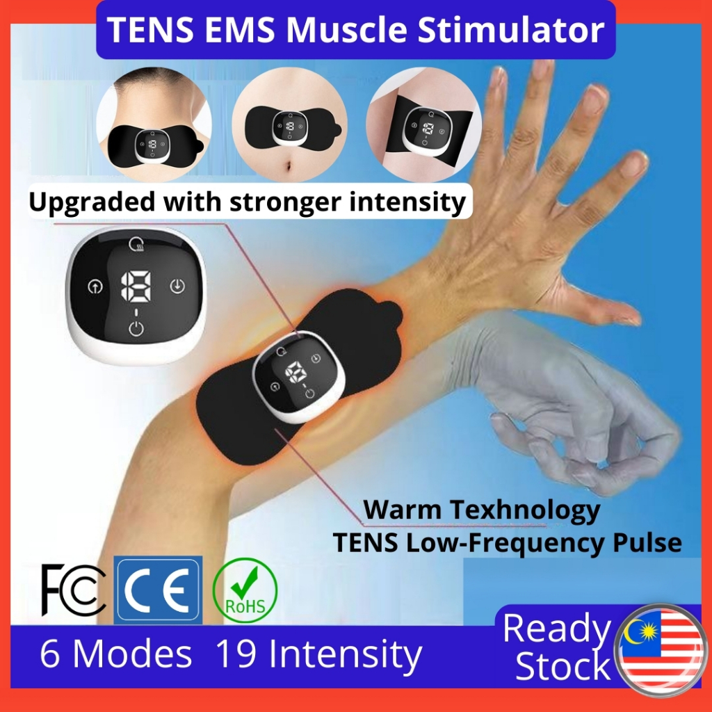 TENS EMS Muscle Stimulator Electric Massager Physiotherapy Rehabilitation Perangsang Otot Urut OKU