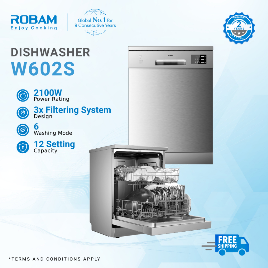 ROBAM W602S Freestanding And Built-In Dishwasher