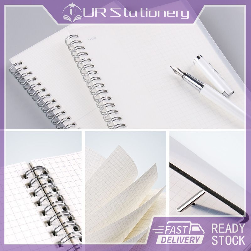 A6/A5/B5/A4 Spiral Notebook Muji Coil Notebook buku Nota 80 Sheets Notebooks For Students School supplies 线圈本 W4