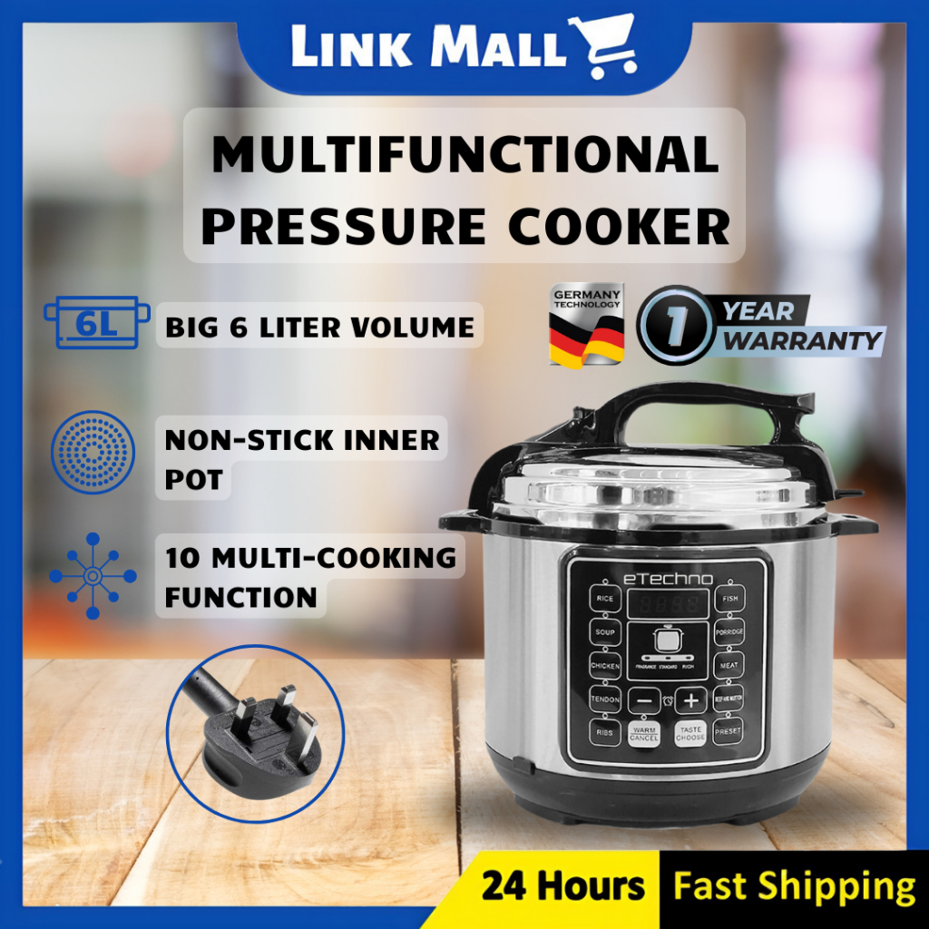 LINK 10 in 1 Smart Multi Pressure Cooker & Rice Cooker