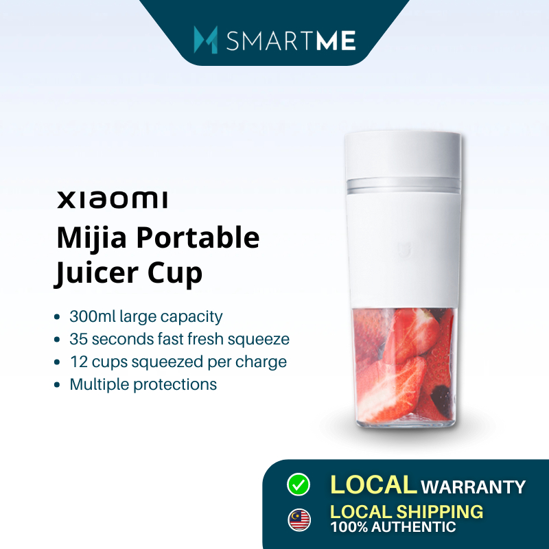 Xiaomi Mijia Portable Juicer Cup - 350mL | One-charge up to 12 cups | USB-C Rechargeable Battery Blender