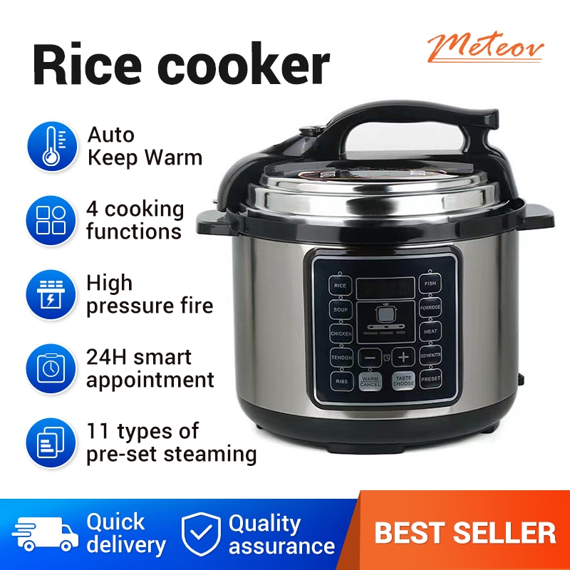 Pressure cooker 6L multifunctional electric cooker Intelligent non stick 11 kinds of appointment steaming rice cooker