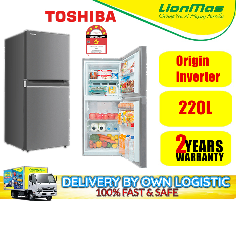 TOSHIBA Inverter Refrigerator PETI SEJUK FRIDGE