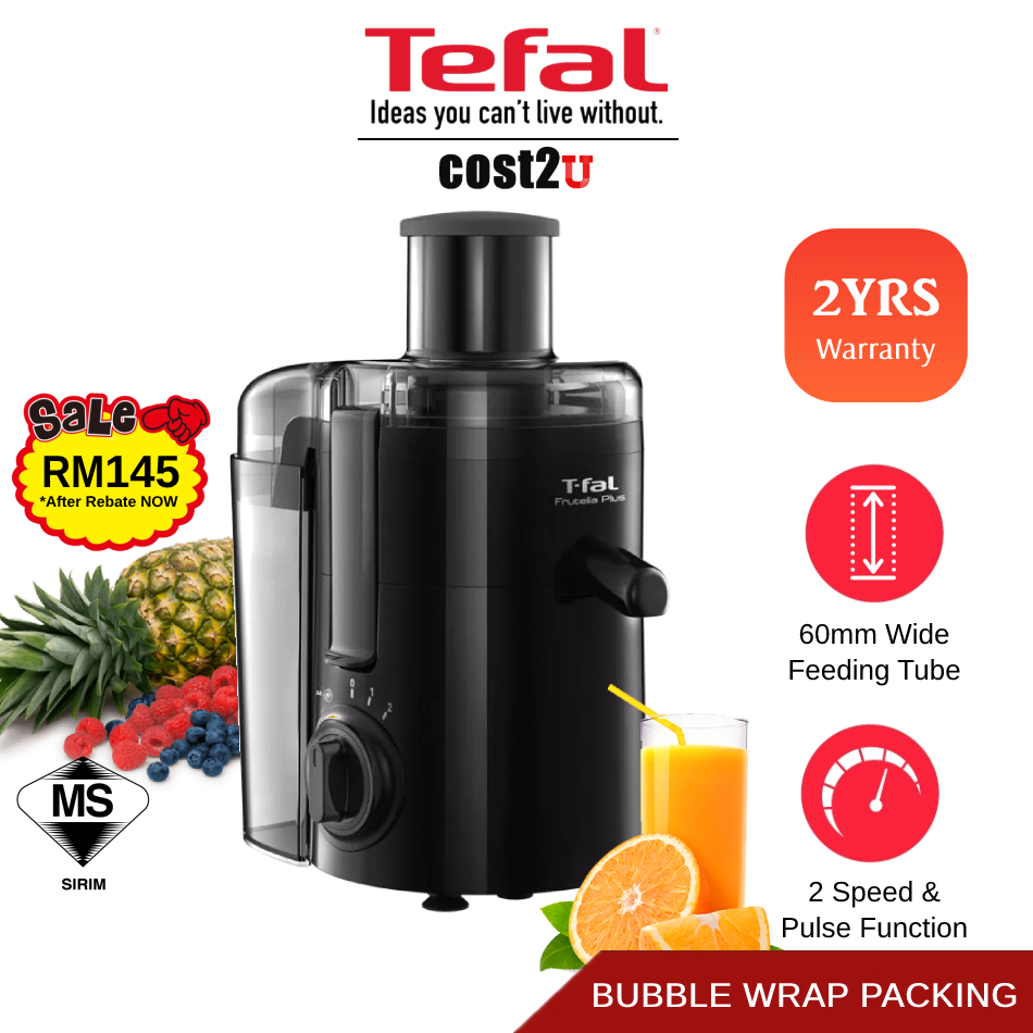 Tefal Juicer Frutelia Plus ZE370 | ZE370865 Juice Extractor Centrifugal Juicer Fruit Juicer Mixer Blender