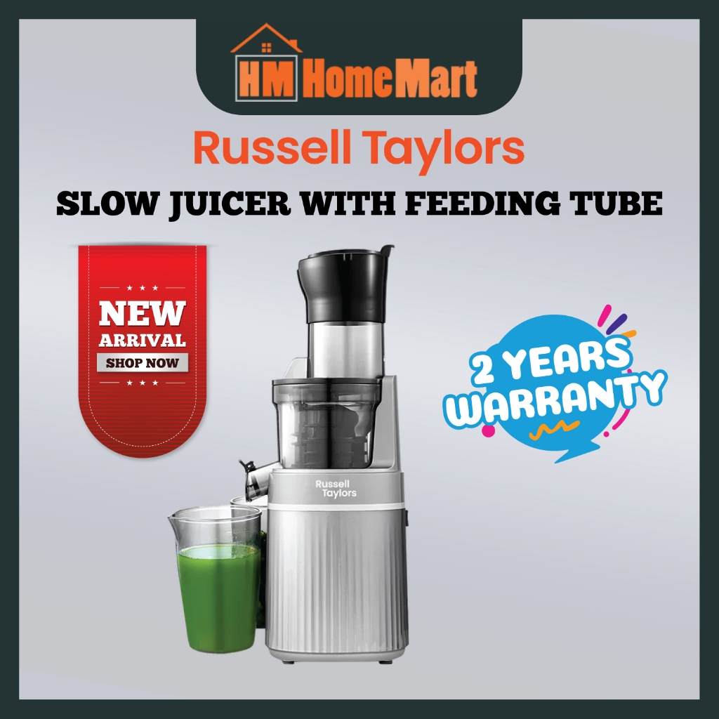 Russell Taylors Slow Juicer with Feeding Tube ( 2 Years Warranty )