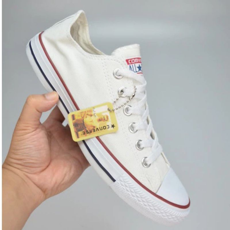 CONVERSE SIZE? 36-46? LOWCUT HIGHCUT ALL WHITE PUTIH ￼CNVRSE LOW CUT 1