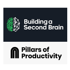 [BUNDLE] Building A Second Brain & Pillars Of Productivity Video Course by Tiago Forte