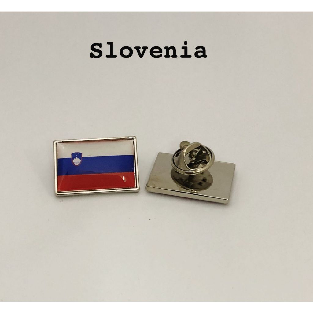 Slovenia flag pin , UEFA Euro 2024 , world cup pin , country flag pin