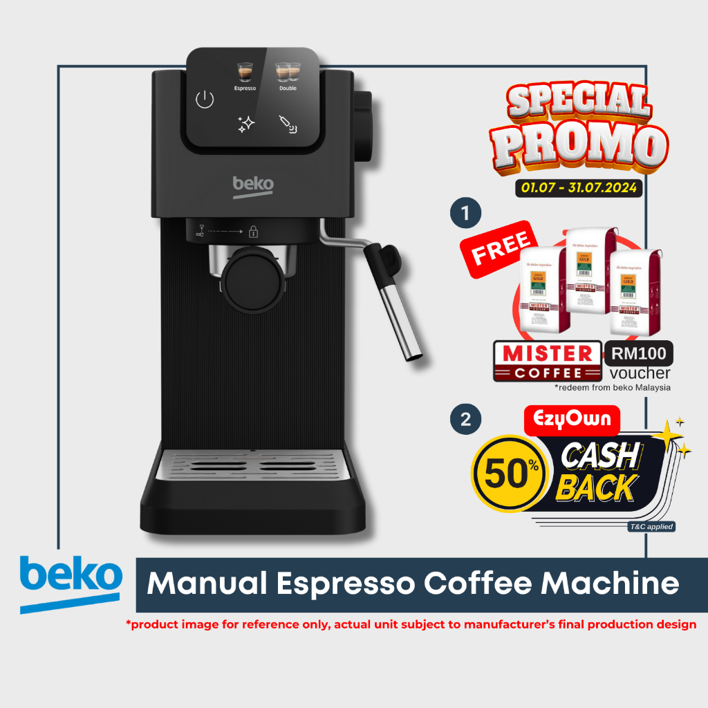 beko CEP5302B manual espresso coffee machine | comparable to Delonghi Lebensstil Gemilai Breville Giselle coffee machine