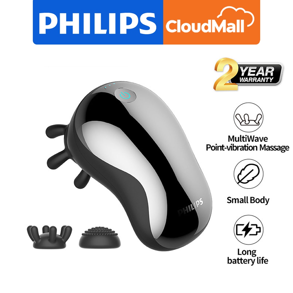 Philips Dolphin Massager 筋膜枪 Muscle Relaxing Mini Massager mesin urut badan mini for Girls 220G Light Weight