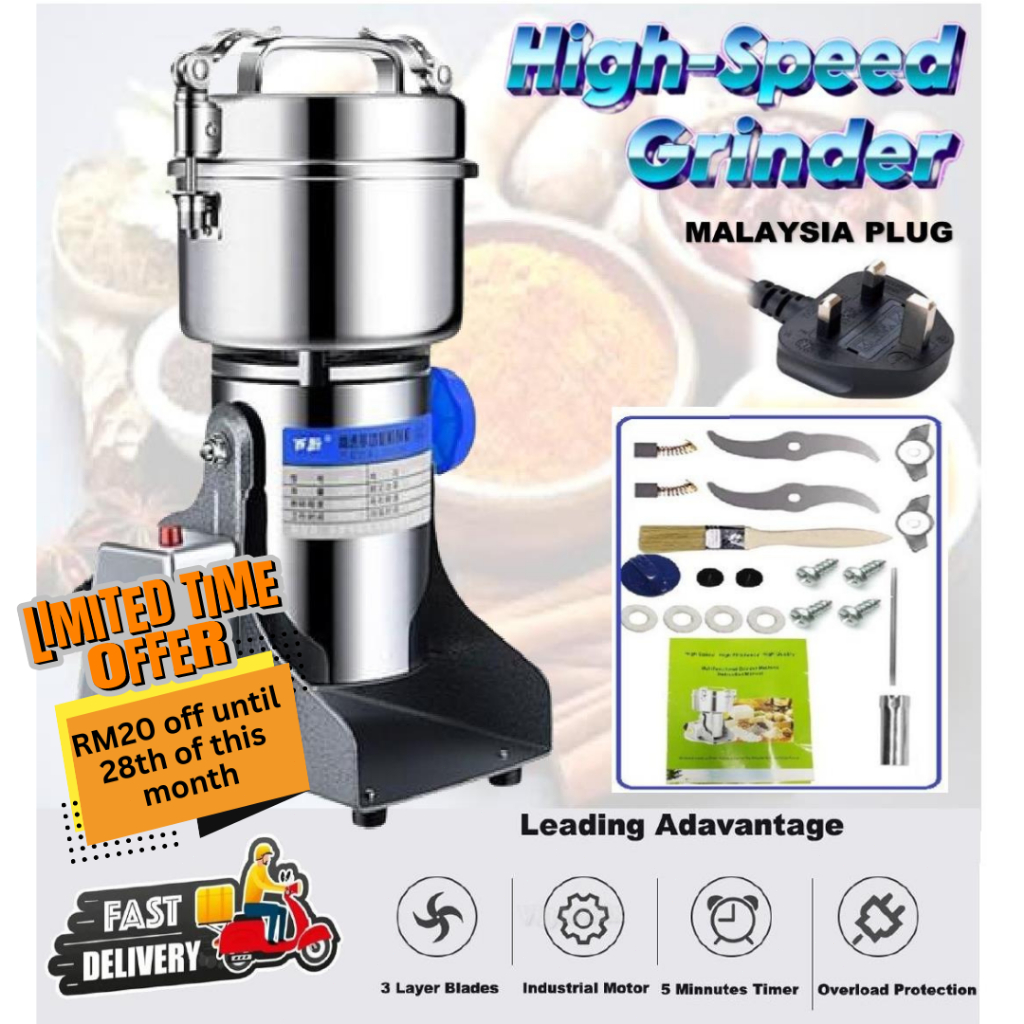 KELETOOL Mesin Pengisar Kisar Belender Rempah Kacang Kering Dry Food Powder Miller Coffee Grinding Grinder Machine 磨粉机