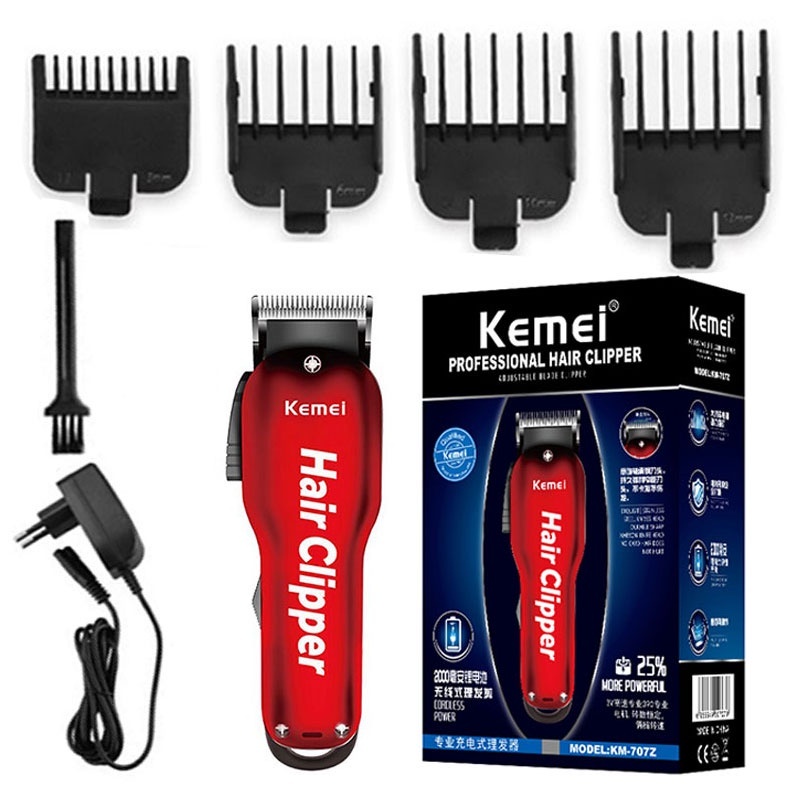 Kemei KM-706ZCordless Taper Hair Clipper Kemei Professional Hair Clipper Rechargeable Electric Hair