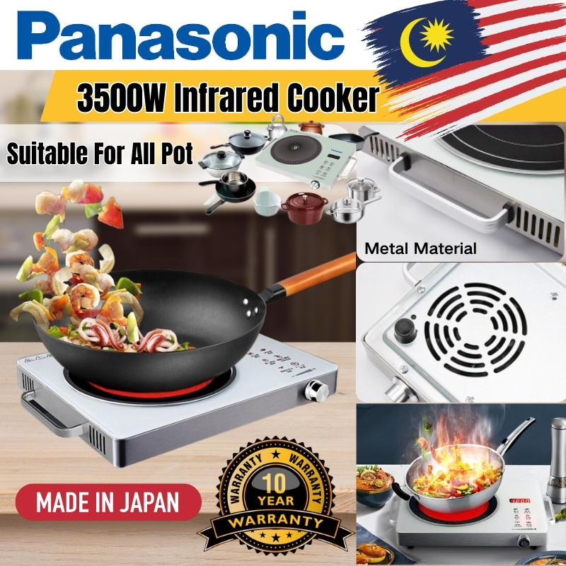 100% Original Panasonic 3500W Periuk Aruhan Smart Electric Ceramic Stove original Burner Cooktop Induction Cooker Stove