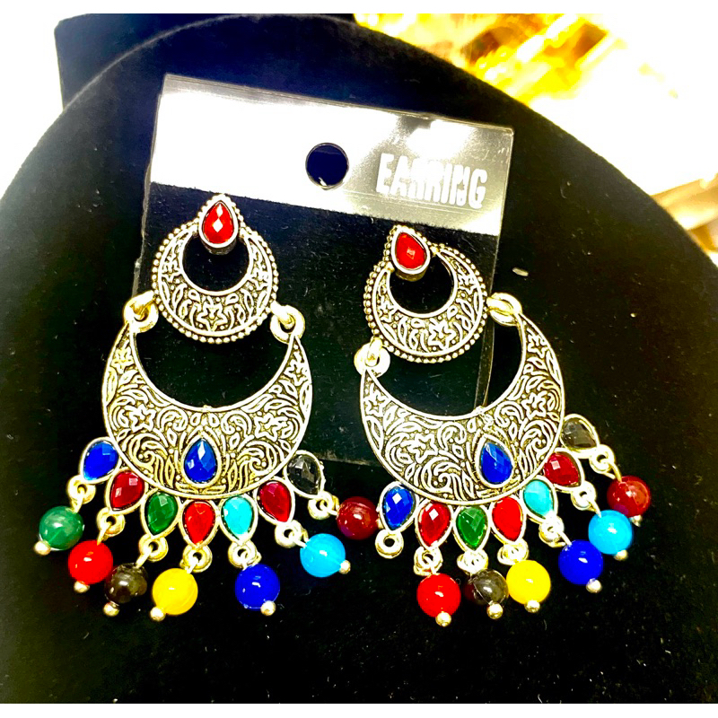 Vintage Ethnic Gypsy Indian Earrings/ Women Boho Jewelry/Retro Earrings Indian earring