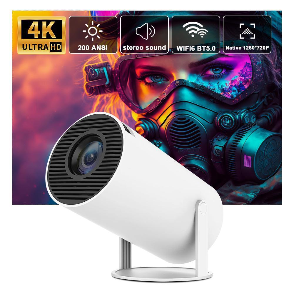 2024 New Projector 4K Android 11.0 LCD 4K Full HD Projector 1080P Double WIFI With bluetooth with Appstore