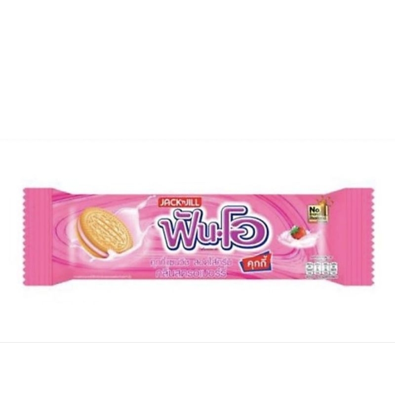 🇹🇭Fun-o Sandwich Cookies Filled with Cream Have4 Flavor 40.5g*1pcs
