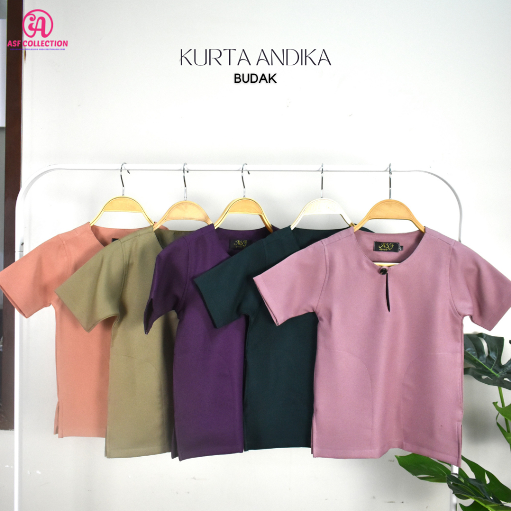 KURTA ANDIKA NEWBORN & BUDAK RAYA 2024/KURTA RAYA COMOCREPE/KURTA MURAH/KURTA BUDAK RAYA