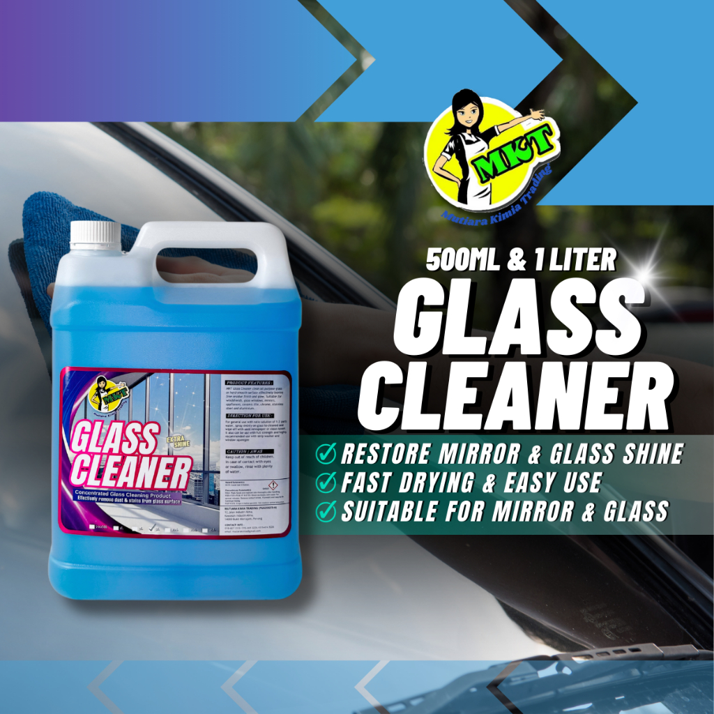 MKT 5L Glass Cleaner Window cleaner Pencuci cermin Glass cleaner spray Car Glass Window Cleaner