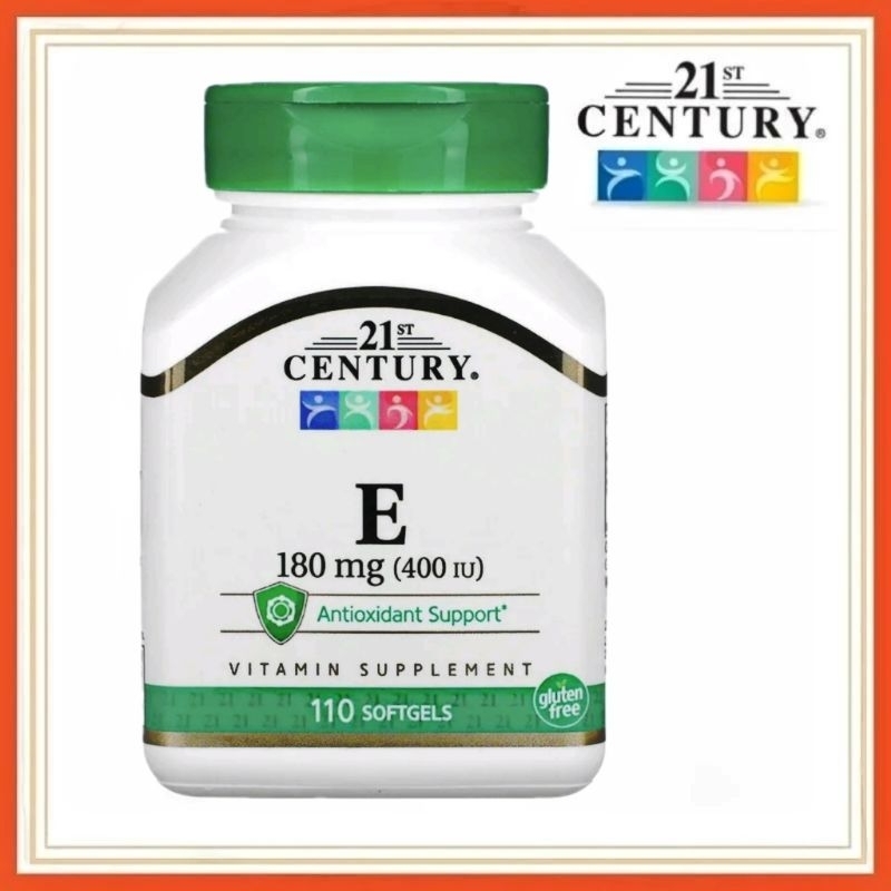 21st Century, Vitamin E, 180 mg (400 IU), 110 Softgels
