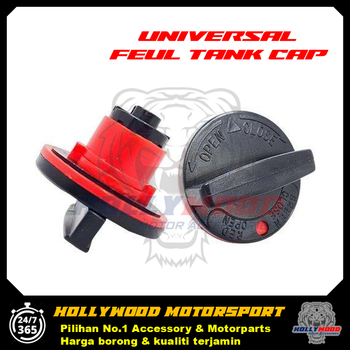 UNIVERSAL FUEL TANK CAP SYM SUZUKI MODENAS Y16 Y15 LC EX5 NVX RS150 KRISS PENUTUP TANGKI PETROL