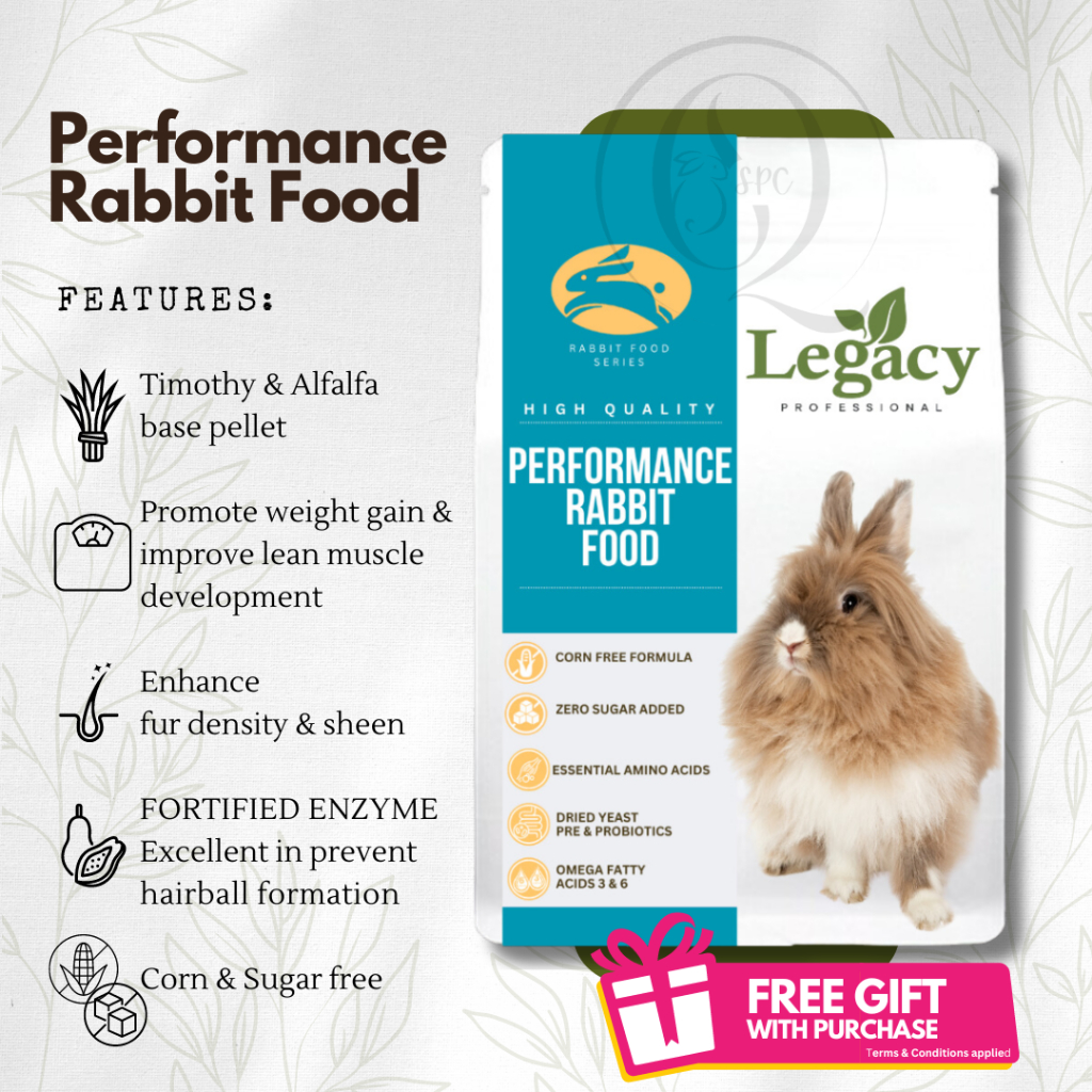 Legacy Professional Performance Rabbit Food (1.8kg/bag) 赛级兔饲料