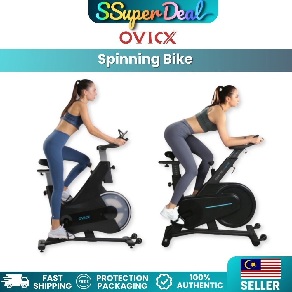 XQIAO OVICX Q100 / Q200 Stationary Spin Bike with Magnetic Resistance Exercise Bikes Indoor Cycling