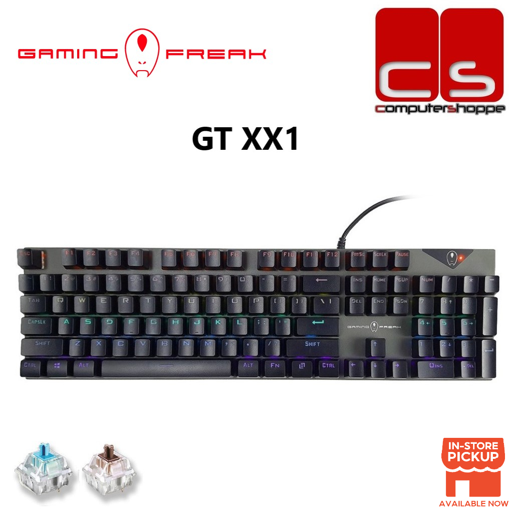 Gaming Freak GT-XX1 Mechanical Gaming Keyboard - Blue/Brown Switch