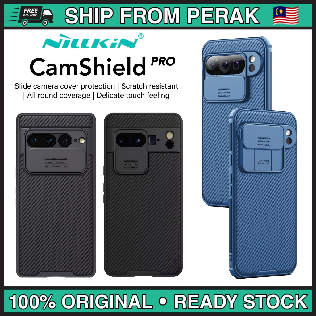 Nillkin CamShield Pro Google Pixel 9 Pro XL / 8a / 8 / 8 Pro / 7a / 7 / 7 Pro Camera Protection Bumper Case Cover Casing