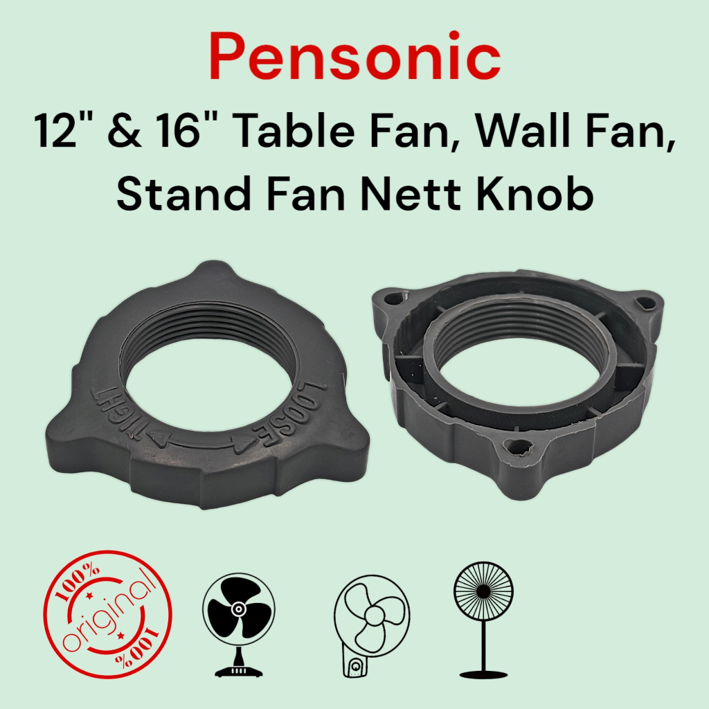 **Original** Pensonic 12" And 16" Stand Fan Table Fan Wall Fan Fan Nett Knob