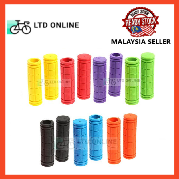 Handlebar Grips Rubber Cover Gloves Colorful MTB BMX Lajak Sarung Tangan Color Grip (sepasang/set)