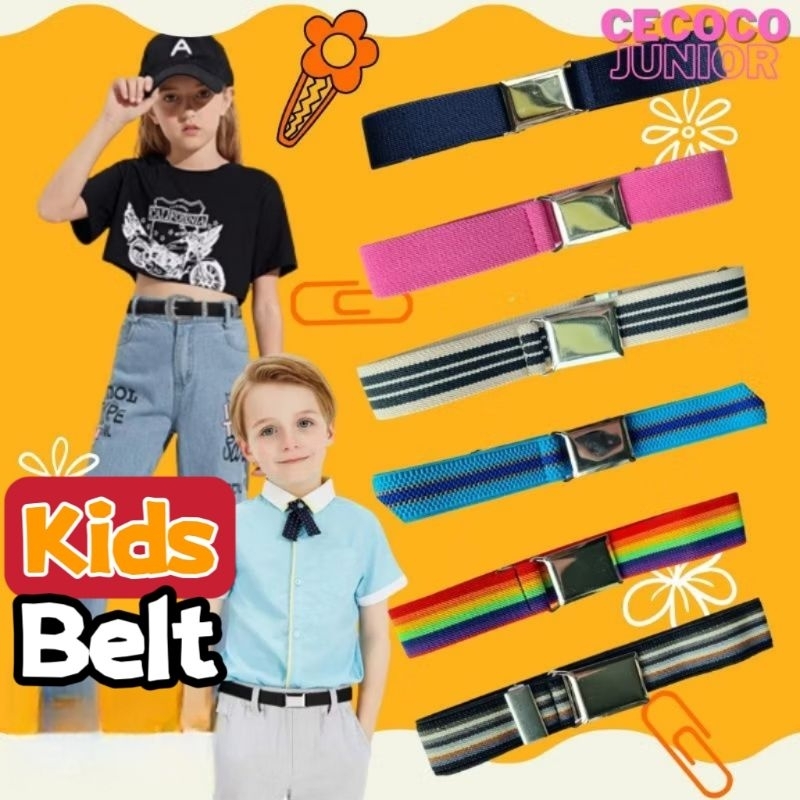 [Belt Budak] elastik kids belt tali pinggang budak anak kecil talipinggang kid belt anak belt budak