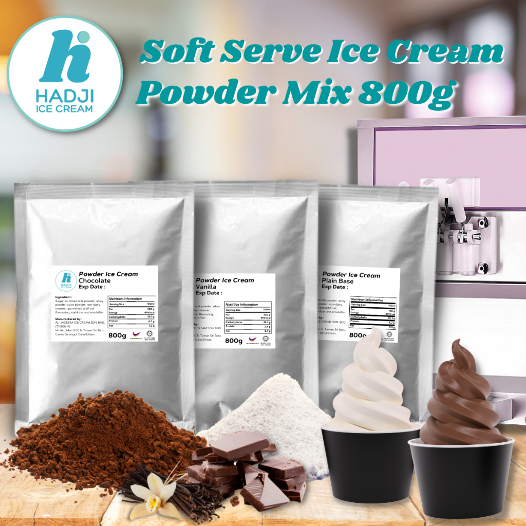 soft serve powder / serbuk aiskrim lembut