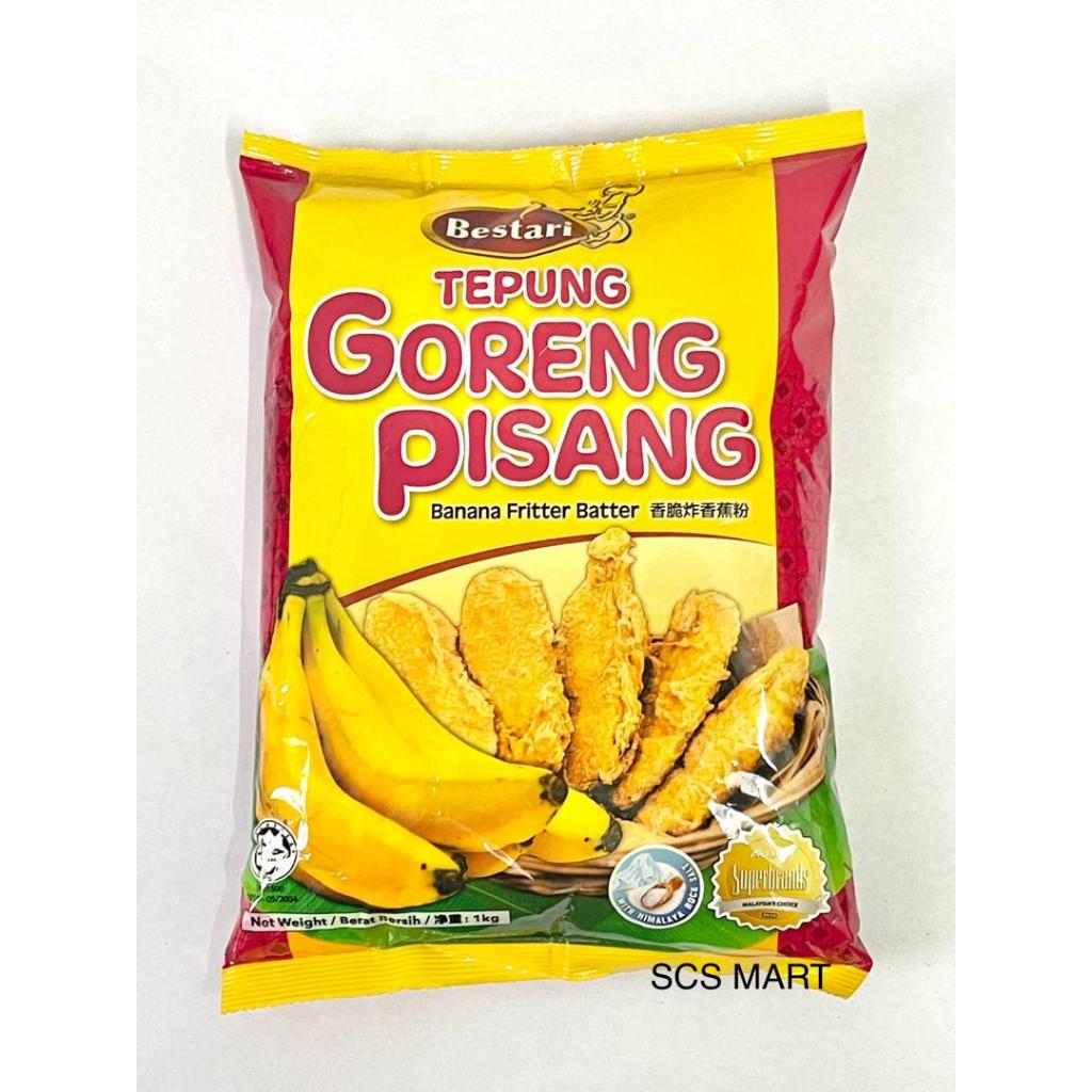 Bestari Tepung Goreng Pisang 1KG Banana Fritter Batter 香脆炸香蕉粉