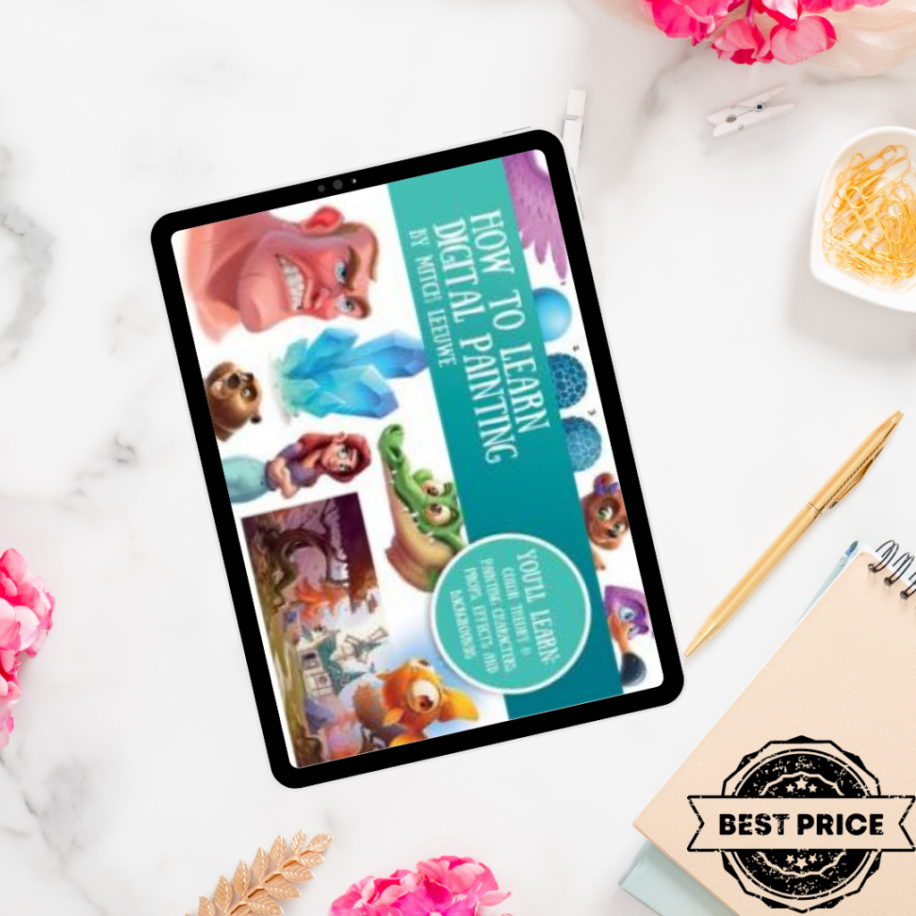 [E-book] Learn Digital Painting |PDF Format|cheap ebooks|Digital File Document Software|For Computer, Phone, Ipad