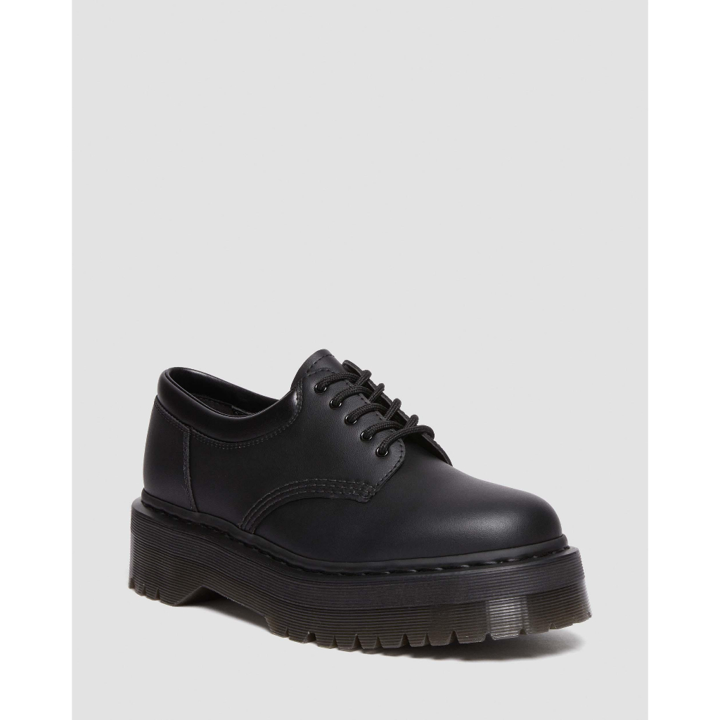 DR MARTENS VEGAN 8053 FELIX PLATFORM CASUAL SHOES COLOR: BLACK FELIX RUB OFF Style 31176001