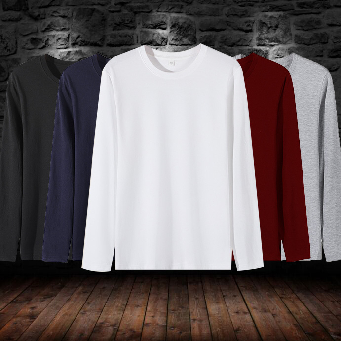 Long Sleeve Plain T shirt New Fasion Design Lelaki Perempuan Unisex Men Women Unisex T shirt