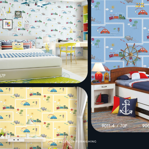 【READY STOCK】Korean Wallpaper for Kids Room