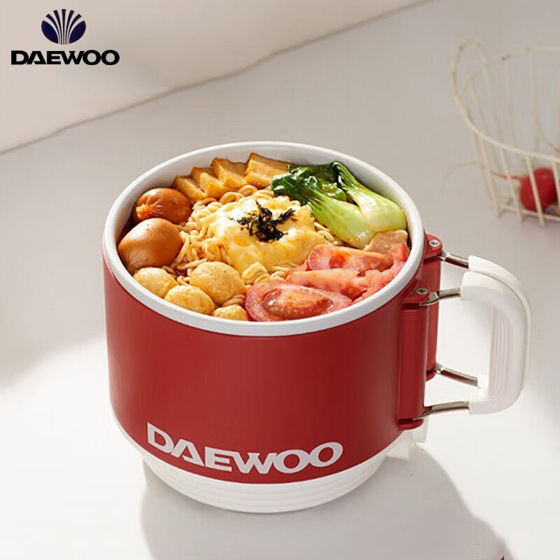 Daewoo Pot Mini Electric Cooker Instant Noodle Cooker Multifunctional Electric Pot DAEWOO Electric Cooker Mini Pot 电煮锅