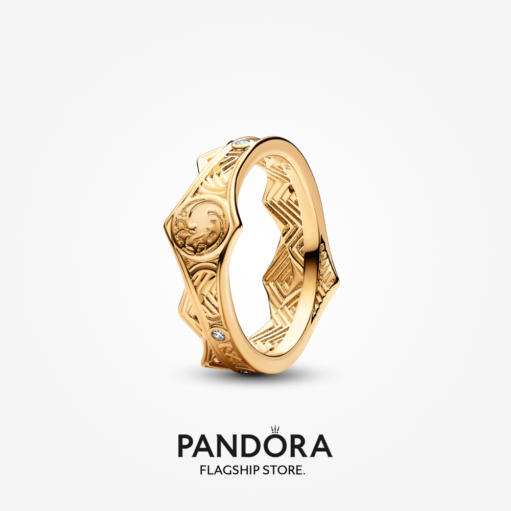 Pandora Game of Thrones 14K Gold Plated House of the Dragon Crown Ring