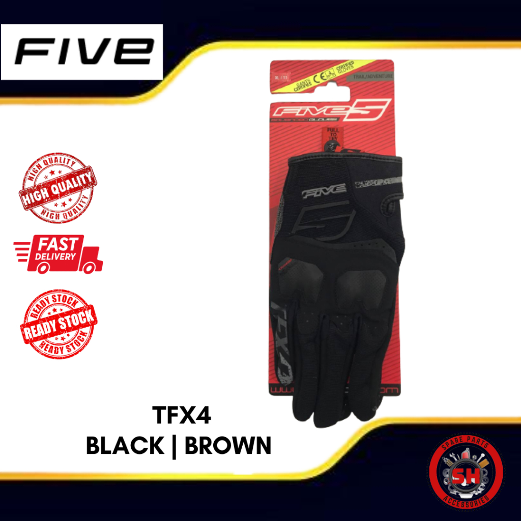 Five Glove TFX4 Glove (Ready Stock) Glove Motor Motorcycles Glove