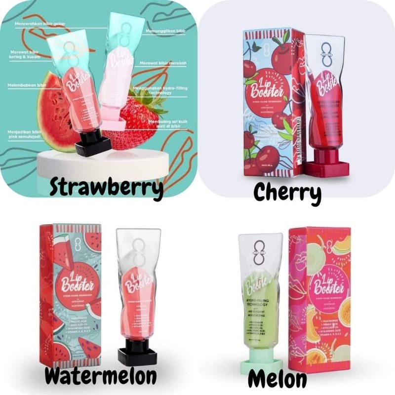 Lip Booster Alha Alfa Cosmetics 100% Original Watermelon Strawberry Melon Magic Cherry Mango Lip oil